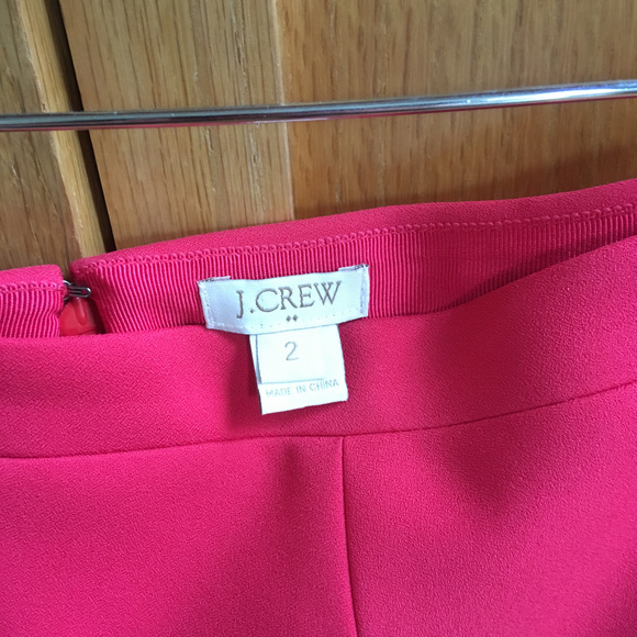 ⚡️SALE⚡️ J. Crew Pink Fluted Circle Skirt Crepe 2 - Picture 4 of 6